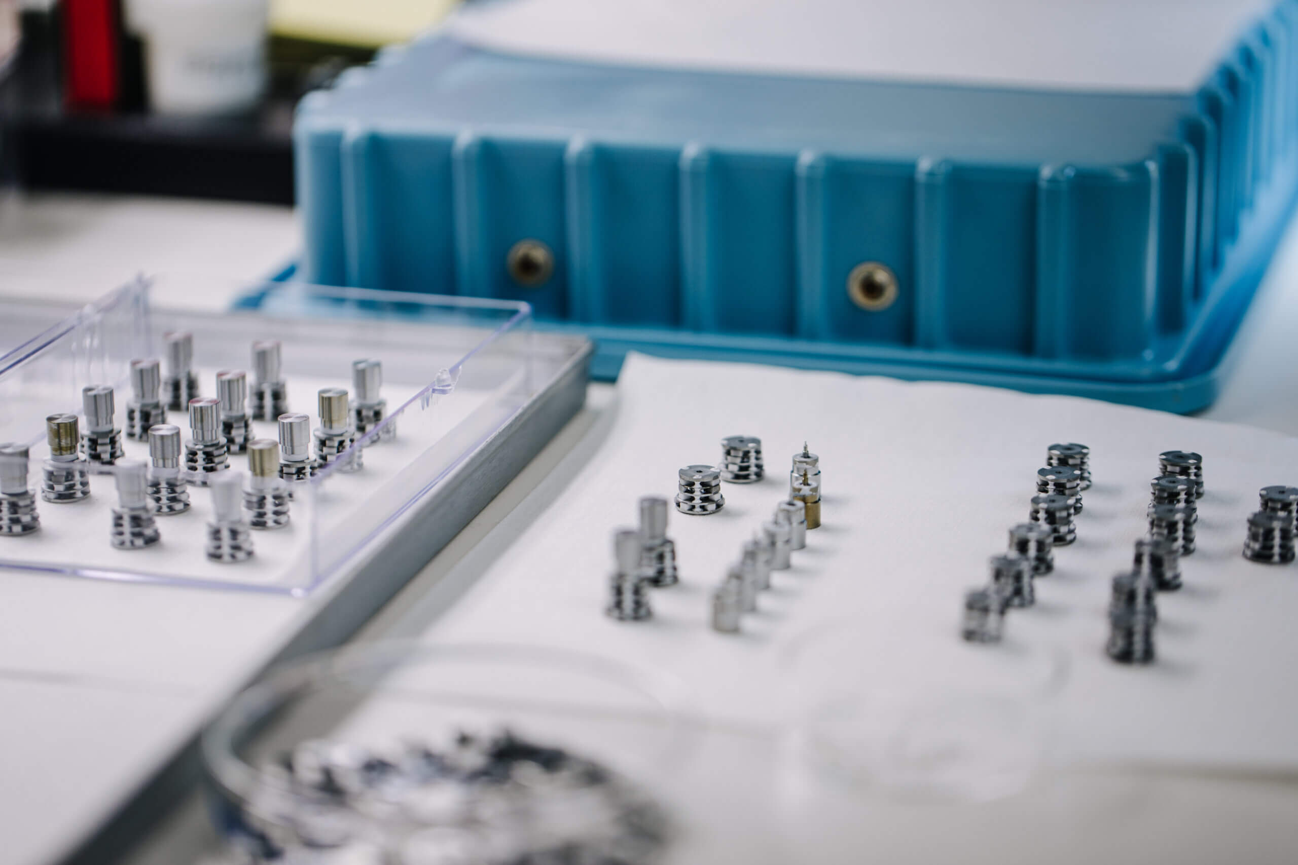 eltched steel components