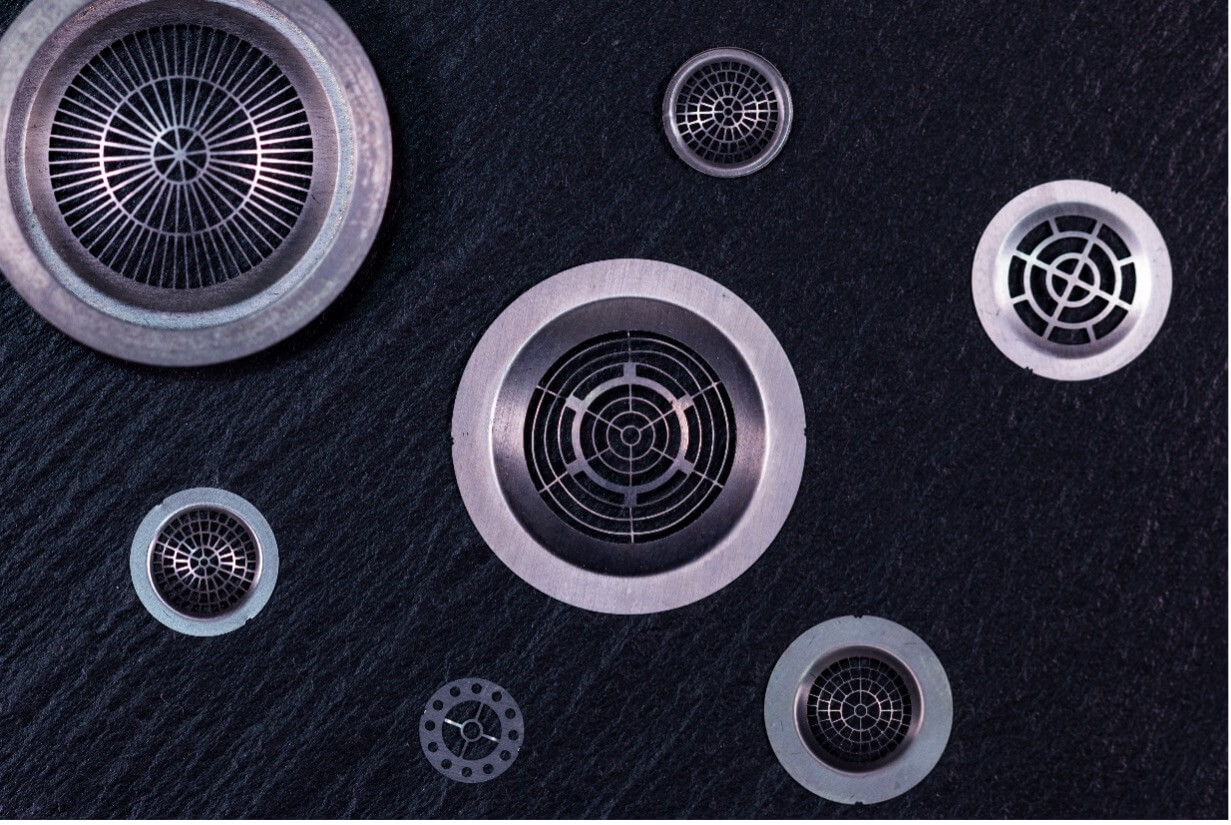 etched metal components