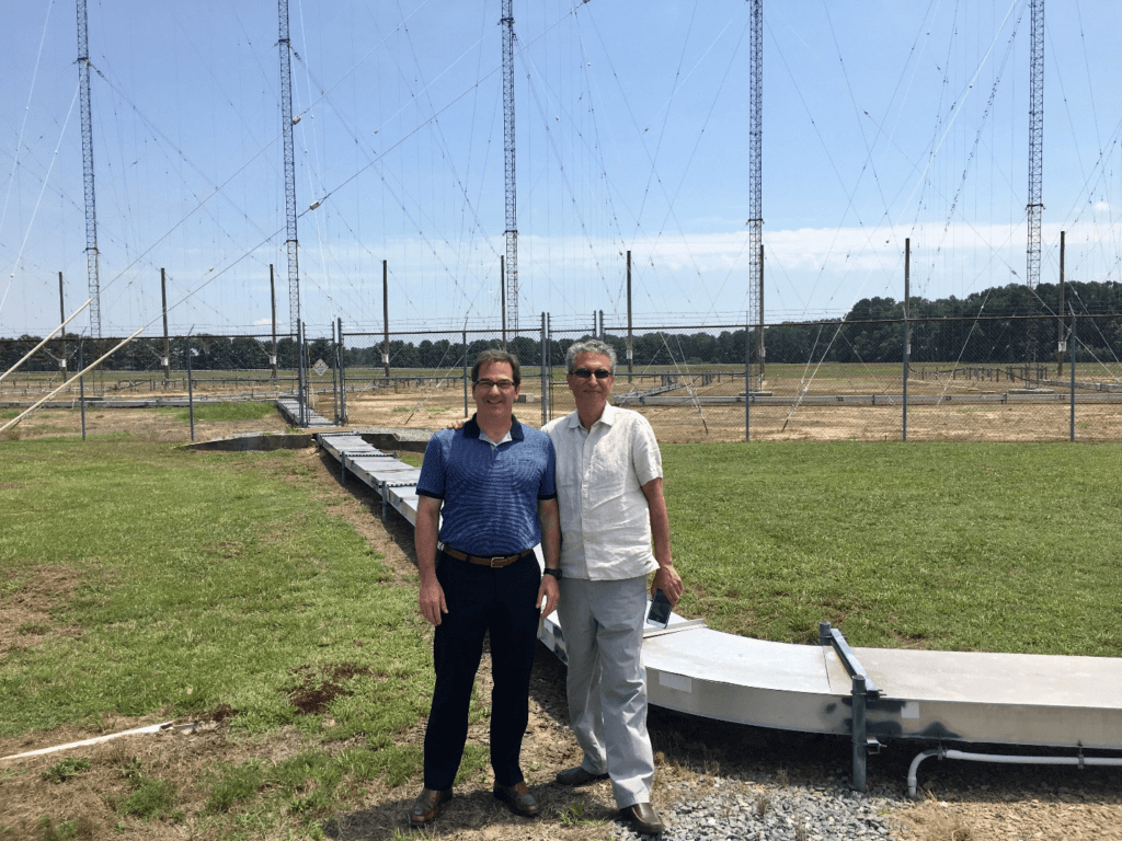 tim dyer and ben zadeh at rothr installation