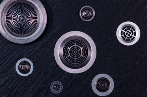 Tungsten, molybdenum, and kovar grids